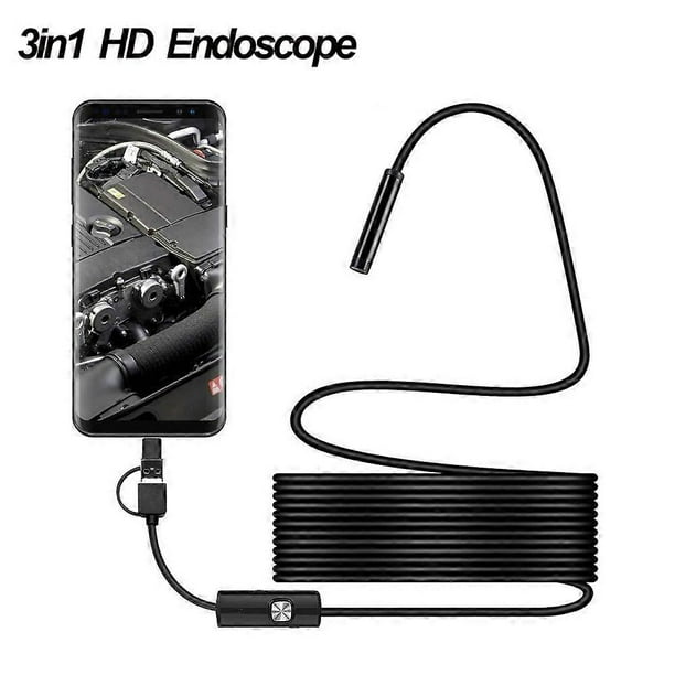 Wired Industrial Mobile Phone Endoscope Camera 5.5mm Lens Android PC Type-c/USB Interface (10m)