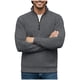 thumbnail image 2 of Ceisia Men Solid Color Long Sleeve Zippered Hooded Sporty Casual Daily Gift Outdoor Athletic Top, 2 of 6