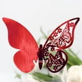 thumbnail image 3 of 100pcs Butterfly Name Place Card Wine Glass Cup Paper Card Ornament For Wedding Birthday Glass High Feet Cup Decoration Butterfly Name Place Cards, 3 of 14