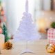 thumbnail image 4 of Juego de árbol de Navidad pequeño blanco de 60 cm, mini árbol de Navidad, decoración para mesa, escaparate, suministros de decoración navideña, 4 of 5