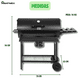 thumbnail image 3 of PARRILLA ASADOR DE CARBON TIPO BARRIL CON RUEDAS ACERO INOXIDABLE, 3 of 10