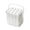 White, variant on Long Silicone Ice Cube Tray with Lid, Twist Release Ice Mold for Narrow Bottles and Tumblers, Ice Storage Container