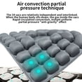 thumbnail image 5 of Air Seat Cushion Water Available Inflatable Car Seat Cushion Work from Home Office Chair Cushion Wheelchair Pad Anti Bedsore Orthopedics Pain Pressure Relief Cushion Camping Seat Mat with Pump 18x16", 5 of 16