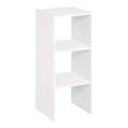 thumbnail image 4 of Open Box ClosetMaid Home Stackable 2-Cube Organizer Storage 31-Inch, White, 4 of 7