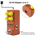 thumbnail image 3 of Guitar B-Box Preamp Pedal Electric Guitar Effects Pedal True Bypass Zinc Alloy Shell DC 9V 6.35mm Input/Output Interface Gain/Treble/Bass/Volume 4 Knobs Mini Guitar B-Box Preamp Effector, 3 of 8