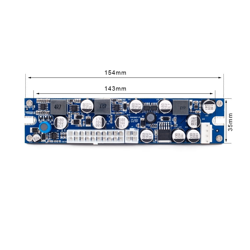 DC DC ATX Peak PSU 19V 200W Pico ATX Switch Mining PSU 24pin MINI ITX DC to ATX PC Power Supply For Computer