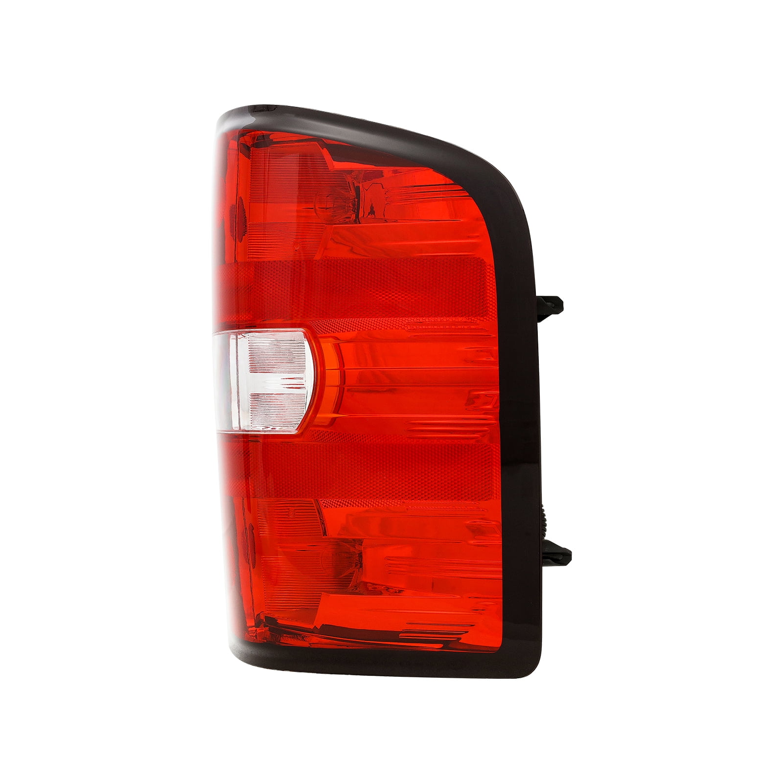 HOUGEET Tail Lights Assembly for Chevy Silverado 1500 2500 3500 2500HD 3500HD 2007-2014 Rear Brake Turn Signal, Black border, Rear Left Drive Side