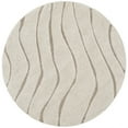 thumbnail image 5 of SAFAVIEH Florida Tabitha Geometric Waves Shag Area Rug, Cream/Beige, 5'3" x 7'6", 5 of 11