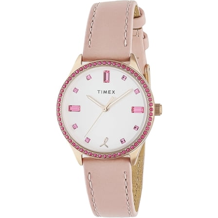 Timex 32mm Trend Dress X BCRF Rose Gold/Pink Ladies Watch