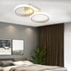 thumbnail image 4 of Luz de tejado de montaje empotrado, luces de tejado LED modernas, accesorios de iluminación de tejado, luces de iluminación de decoración LED para sala d Blanco Redondo Cálido, 4 of 7
