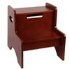 Two Step Stool - Cherry Finish