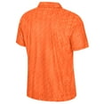 thumbnail image 3 of Men's Colosseum  Orange Miami Hurricanes Football Print Polo, 3 of 3