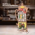 thumbnail image 5 of rolife DIY Miniature Coffee Shop Kit with LED Dollhouse Accessories, 5 of 8