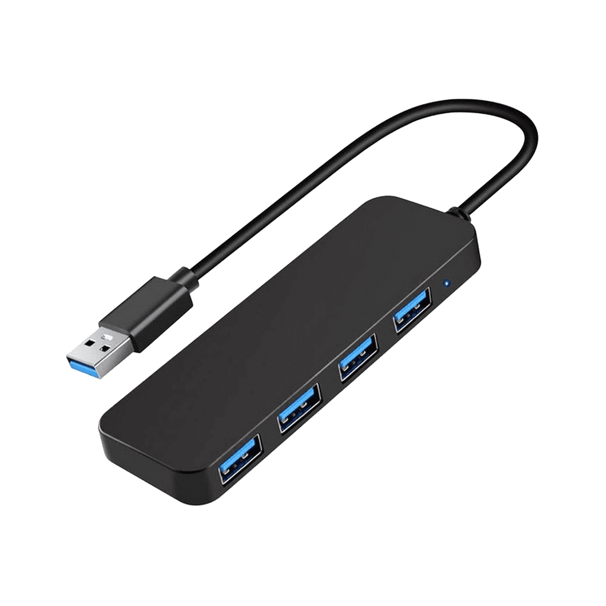 4 Ports USB Hub, USB 3.0 Hub USB Splitter USB Expander for Laptop, Flash Drive, HDD, Console
