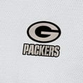 thumbnail image 2 of Men's Antigua  White Green Bay Packers-Ellipse Performance Polo, 2 of 2