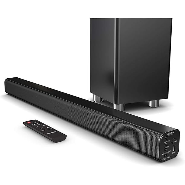 Barra de sonido con subwoofer inalámbrico 150 W Majority 76 cm Bluetooth y HDMI Ben Nevis II