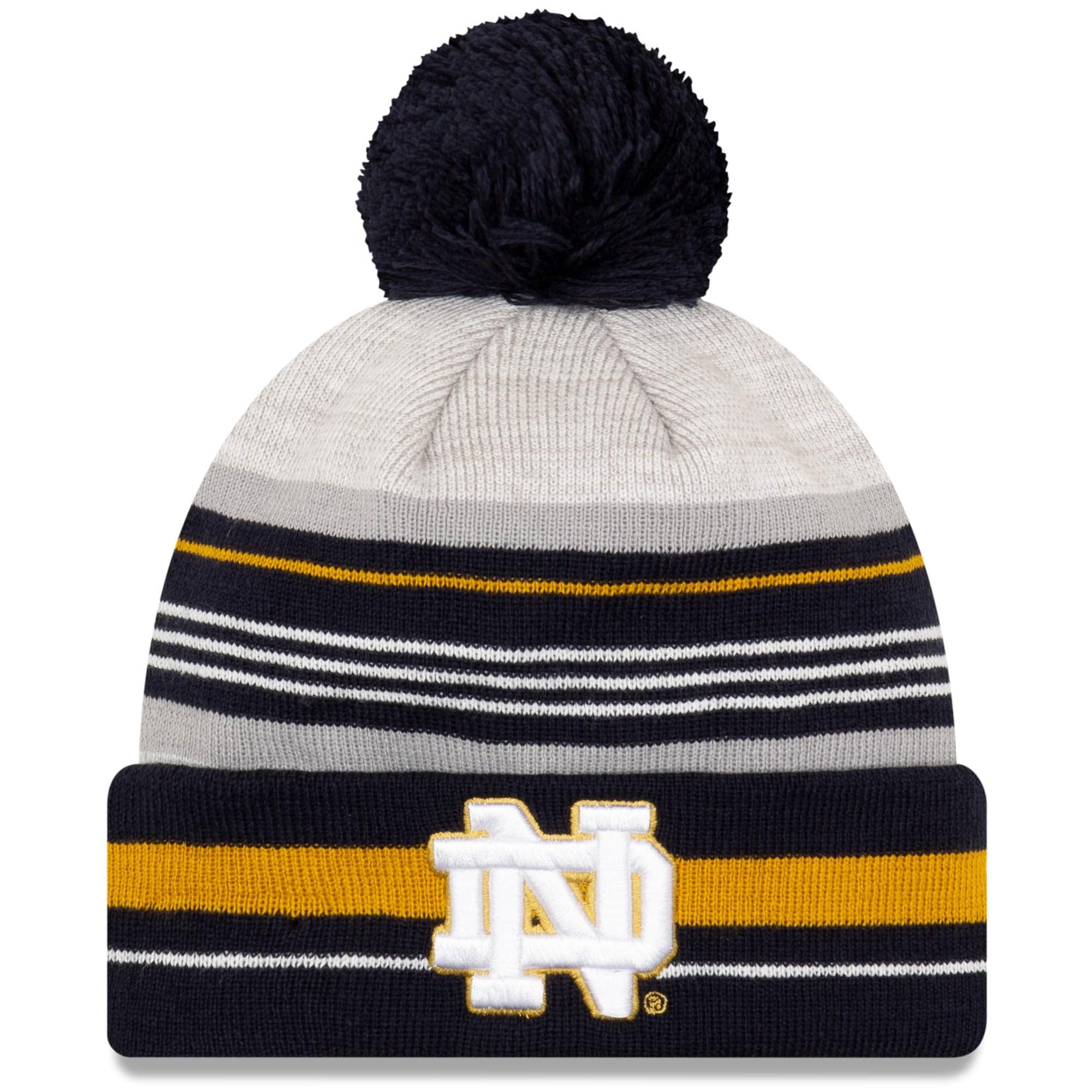 Grayed Cuffed Knit Hat 