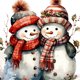 thumbnail image 1 of Pintura de diamante 5D DIY, kit de Navidad con taladro redondo completo, decoración del hogar, 40x40cm, 1 of 9