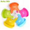 1pcs Portable Adjustable Waterproof Toddler Baby Bibs w/ Big Pocket BPA Free Easily Clean Comfortable 5 Colors