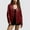 Red coat for women, variant on jtjvou Women Faux Leather Motorcycle Jacket Zipper Coat Long Sleeve Elegant Design Windproof Warm Comfortable Daily Casual Fashion Outerwear Red XL