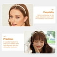 thumbnail image 3 of 4 Pcs Serre-Tête Perles Accessoires de Cheveux de Mariage pour Femmes Filles, 3 of 9