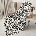 thumbnail image 3 of Rateoe Heart Leopard Pattern Flannel Throw Blanket, Ultra-soft Blanket for Bed, Couch, Car, Hypoallergenic Anti-pilling blanket-60"x50"(Vertical), 3 of 6