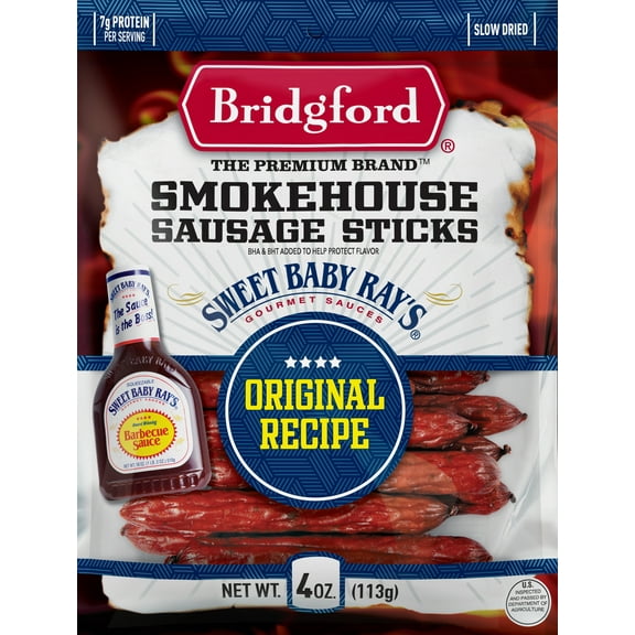 Bridgford Sweet Baby Ray's Original Smokehouse Sausage Sticks 4 oz