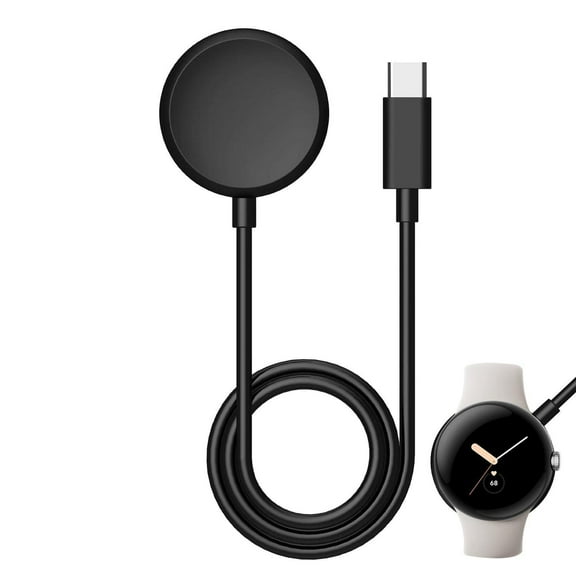 Compatible for Google Pixel-Watch Charger Cable | Magnetic Replacement Typ-C Charging Cable Cord Stand Accessories for Google Pixel-Watch Smartwatch,3.3ft