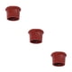 thumbnail image 1 of Yuarrent Tapón de vino Tapón de botella de vino a prueba de polvo de silicona A prueba de fugas Botella de mantenimiento fresco Corcho, café Café 3piezas Yuarrent CBP153533, 1 of 6