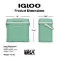 thumbnail image 5 of Igloo 30-Quart Cooler, Mint Portable Ice Chest with Cool Riser Technology, 41 Can Capacity, 5 of 12