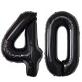 thumbnail image 2 of Globos de 40 números negros Giant Jumbo Number 40 Foil Mylar Globos para Mujeres Hombres 4 Colorful Elves COLORFUL ELVES, 2 of 2