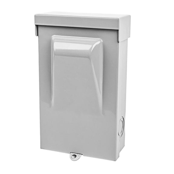 ICOOL 60 Amp Non-Fused Disconnect Switch, AC Disconnect Metal Box, 60A 2 Pole 3 Wire 1 Phase 240 VAC, Pull Out Switch for Air Conditioning