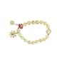 thumbnail image 2 of Brazalete Minnieouse con cuentas para mujer y niña colgante de flor dulce color Amarillo, 2 of 6