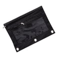thumbnail image 1 of Double Zipper Pencil Bag Transparent Mesh File Bag Zipper Binder Pencil Bag Pencil Bag, 1 of 3