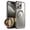 Gray, variant on DSR Magnetic Transparent Fashion Cell Phone Case for iPhone 16 Pro Max, Gray