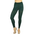 thumbnail image 4 of ToBeInStyle Women's Comfy Bold Color Footless Tights - Forest Green - One Size, 4 of 6