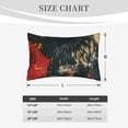thumbnail image 4 of Pofeuu Ink Style Bald Eagle Print Polyester Microfiber Plush Pillowcases, Super Soft and Cozy Pillow Case Covers with Envelop Closure（Pillow core not included）-16"x24", 4 of 6