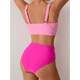 thumbnail image 5 of Conjunto de Bikini con Falda de Baño para Mujer, Rosa, XXL, 5 of 9