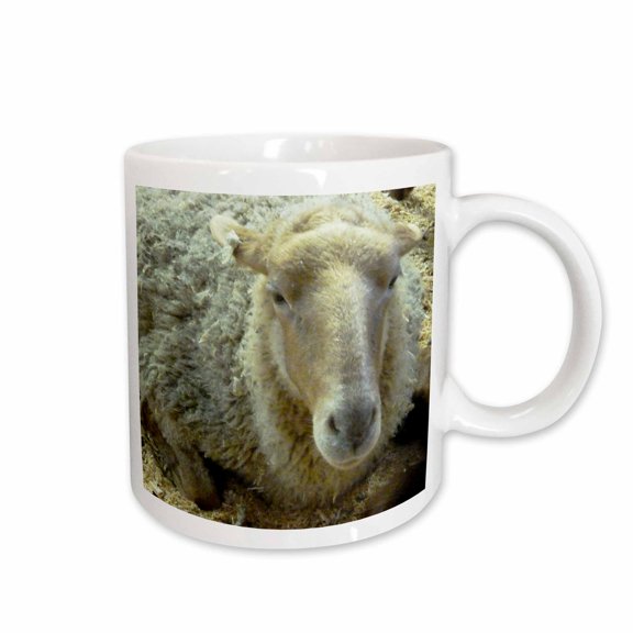 3drose, Fuzzy Sheep, 11oz Mug
