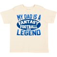 thumbnail image 3 of Inktastic My Dad is a Fantasy Football Legend Boys or Girls Toddler T-Shirt, 3 of 5