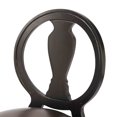 Candace Counter Height Swivel Stool, Black