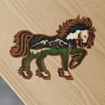 thumbnail image 4 of Estatua de caballo Madera Horse Sculpture Ornamento De Animales Estatua Para La Decoración Del Dormitorio Del Hogar Sin Luz Magideal Estatua de caballo, 4 of 6