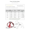 thumbnail image 6 of Yidarton New Pet Chest Strap Vest Reflective Big Dog Chest Strap Explosion-proof Dog Traction Rope Red XS, 6 of 10