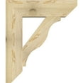 thumbnail image 3 of Ekena Millwork 6"W x 26"D x 30"H Funston Slat Rough Sawn Bracket, Douglas Fir, 3 of 4