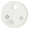 thumbnail image 6 of Dome Door Stop Wall Protectors with Rubber Stopper – White Floor Mounted Door Stoppers 5-Pack – Design House, 188334, 6 of 13