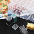 thumbnail image 4 of 32 Grids Drill Storage Containers, Diamond Organizer Case Embroidery Beads Storage Box with Label, 4 of 7