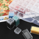 thumbnail image 4 of Contenedores de almacenamiento de taladros de 32 rejillas, estuche organizador de diamantes, caja de almacenamiento de cuentas de bordado con etiqueta, 4 of 7