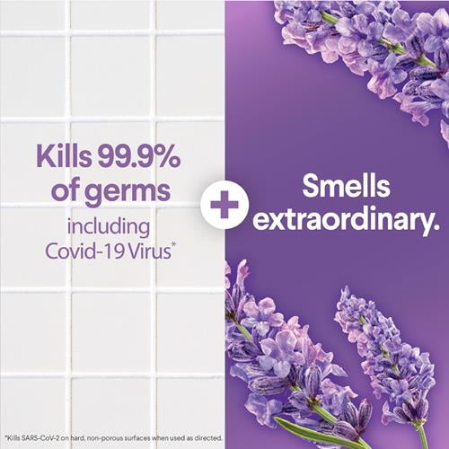 Clorox Scentiva Disinfecting Mopping Cloths, Lavender And Jasmine, 12 Wet Refills - Pack of 2