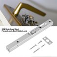 thumbnail image 1 of Cergrey Home Gate Door Security Guard 304 Stainless Steel Flush Latch Bolt Slide Lock, Gate Latch Bolt, Gate Bolt Lock, 1 of 7