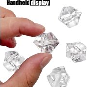 Reusable Fake Ice Cubes for Rock Crystals Treasure Gems for Table Scatters, Vase Fillers, Wedding Photography Props Vase Fillers
